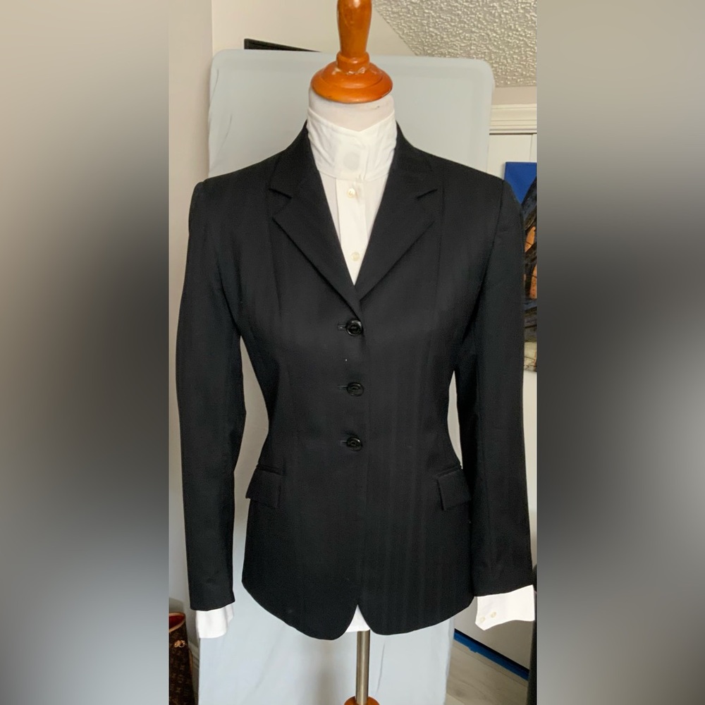 Cynthia Munro by Hadfield’s LTD Black Wool Show Jacket size 6